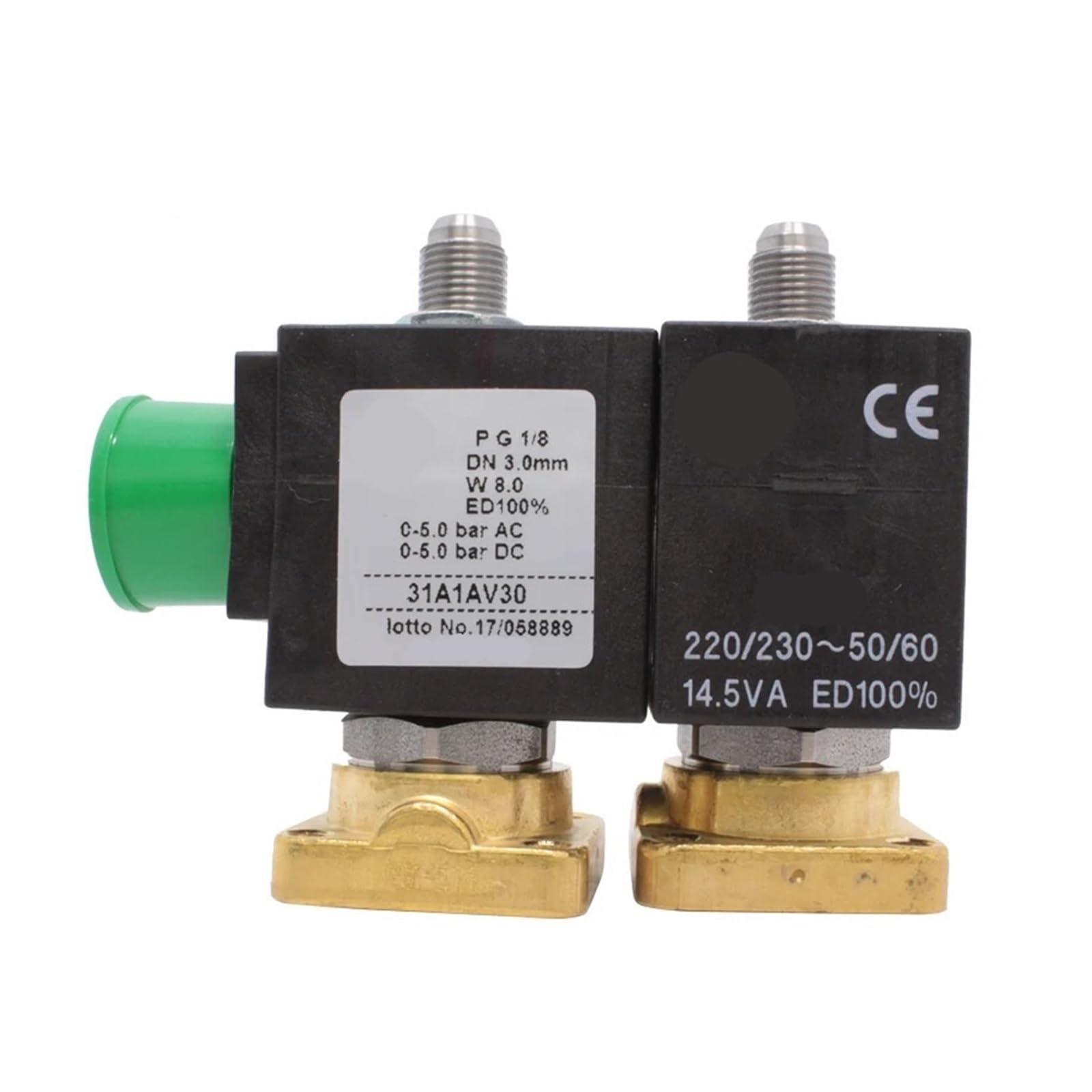 COSZWQDP 31A1AV15 31A1AV20 3/2 Way Direct Acting 24vdc for Automation Heating Coffee Machine 24V(24vac,31A1AV15(8W))