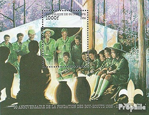 Prophila Collection Guinea Block569 (Completa Edizione) 1998 Scouts-Organizzazione (Francobolli per i Collezionisti) Rotary/Lions/Massone/Pathfinder