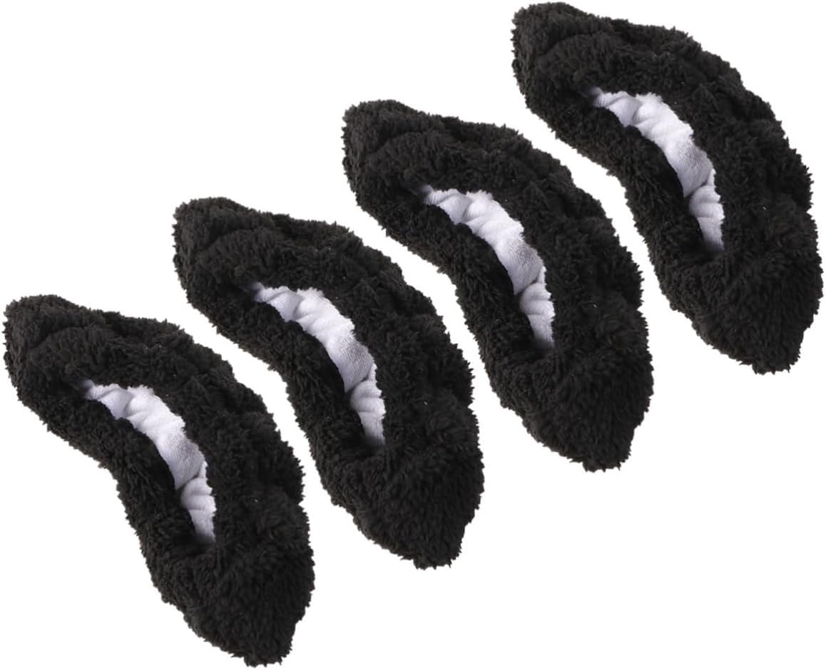HANABASS 6pairs Boys and Girls Ice Skates Cover Hockey Skates Covers Guards Plush Material Absorbent Towel Skating Supplies