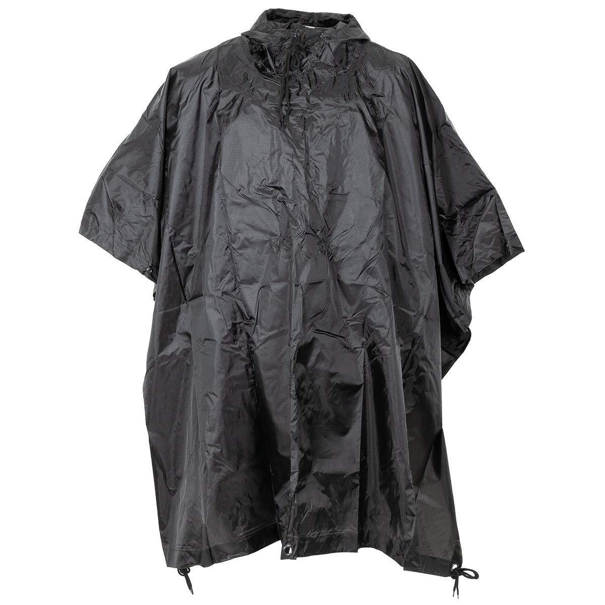 MFH US Poncho Ripstop Black
