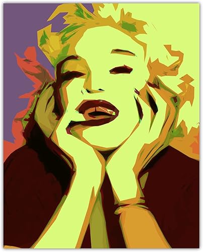 Buzz Unplugged Marilyn Monroe Wall Art Poster - Cool 8x10 Unframed Art Print - Contemporary Modern Room Decoration for Home, Office, Living Room and