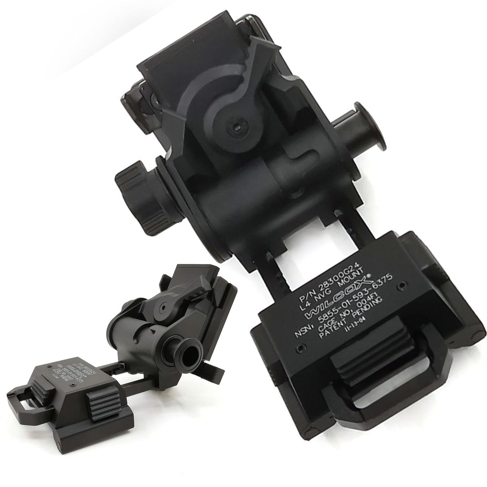 Soporte de gafas de visión nocturna, casco NVG ajustable de aluminio completo para juegos CS, interfaz modular para PVS14/15/18