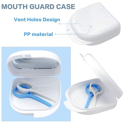 Miniatura 4 de Herramienta removedor de alineadores con estuche de retención con orificios de ventilación Accesorios para desmontaje de cuidado bucal (paquete de 2)