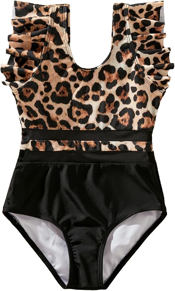 IFFEI Mommy and Me Family Matching Swimsuits Women One Piece Swimsuit Tummy Control Bathing Suits