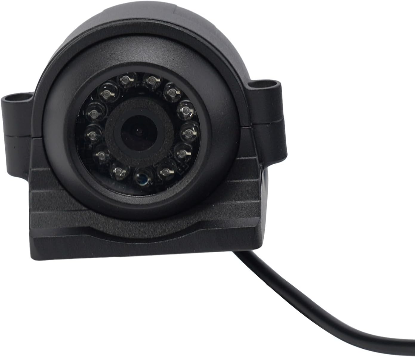 AHD 700TVL Front View Backup Camera with 12 For IR LEDs, 2.8mm Lens & 120° Wide Angle, IP67 Waterproof for Trucks, RVs, Buses and Vans