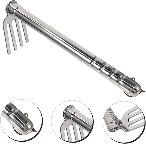 Miniatura 7 de Milisten Azada de jardín, azada de excavación, herramienta agrícola, plantación, azada, agricultura, azada de jardinería al aire libre, azada de