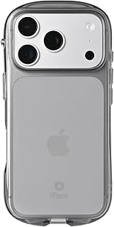 iFace Look in Clear iPhone 17 Pro ケース (ブラック)【 アイフォン17プロ クリアケース tpu カバー アイフェイス 透明 スマホケース 耐衝撃 ストラップホール付き】