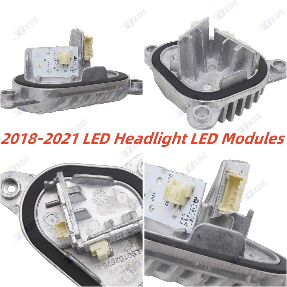 Yellow Golden Eye DRL Modules For 2018-2021 B-MW F23 F22 F87 M2 LCI 220i 230i 230ix M240i M240ix LED Headlight, Angel Eye Daytime Running Light Sources, 63117494851, 63117494852 (Yellow)