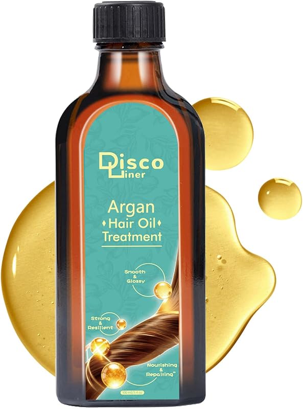 Luxury Argan Hair Oil for Dry, Frizzy Hair & Split Ends, Hair Oil Treatment for Shine, Hydration & Repair (1, 100, Milliliters)