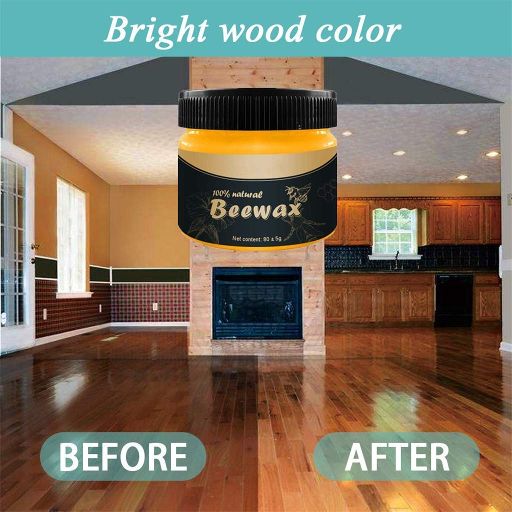 2 Pack Wood Seasoning Beewax,2022 Natural Traditional Beeswax Polish