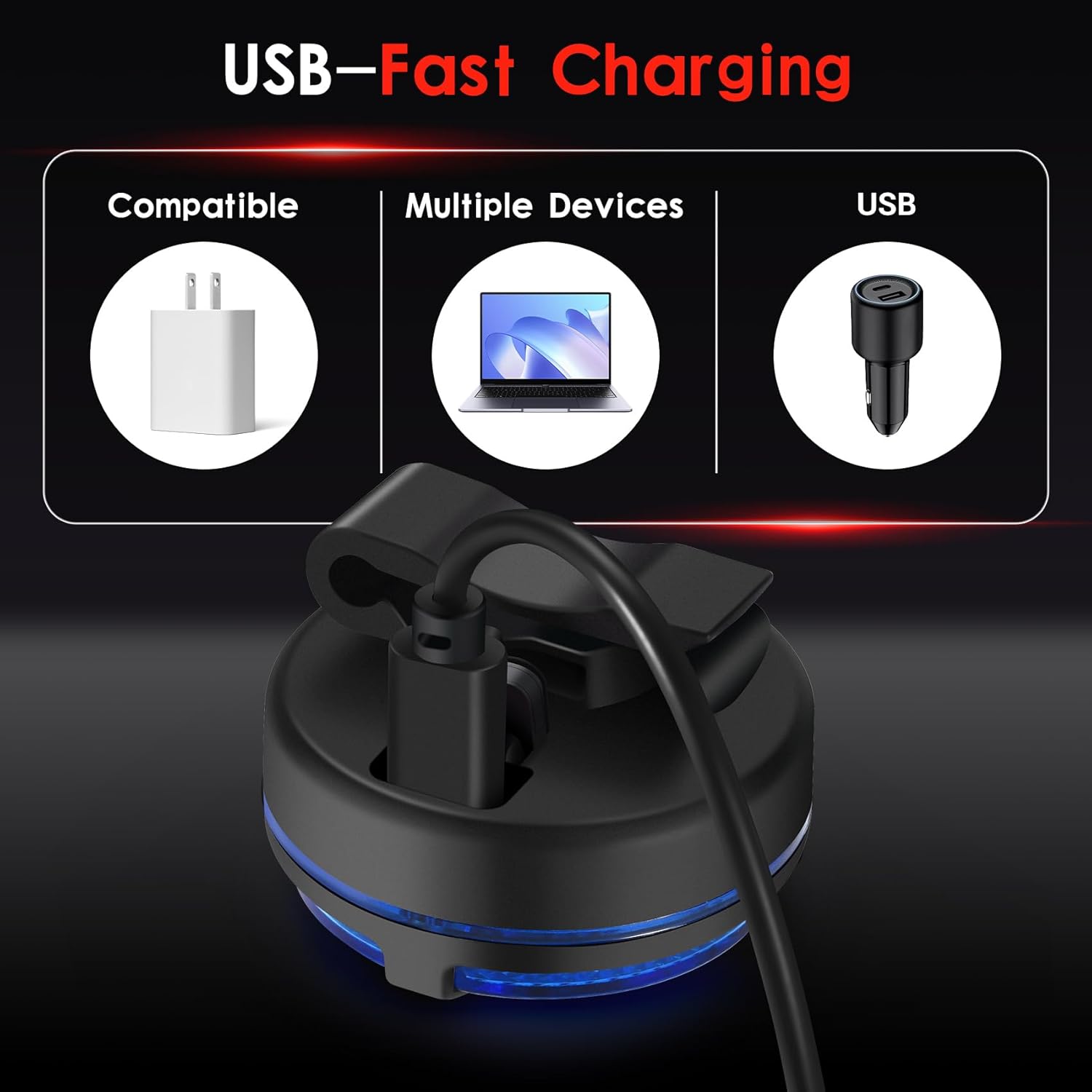 USB Rechargeable Bike Tail Light 2 Pack,Cycling Safety Flashing Light Accessories, Featuring 5 Lighting Modes, Suitable for Bicycles, Tricycles, Baby Carriages, Scooters