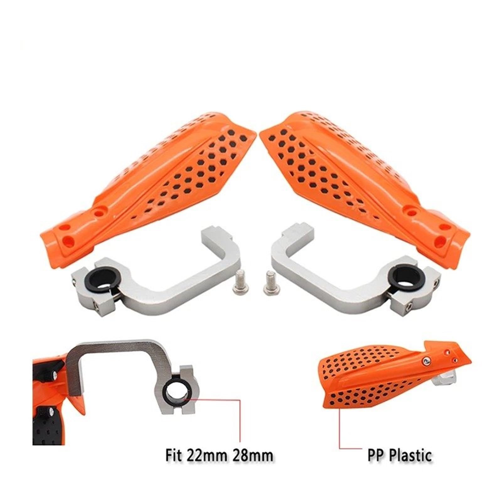 Protectores Mano Viento para Suzuki 22mm 28mm Protector Guardamanos