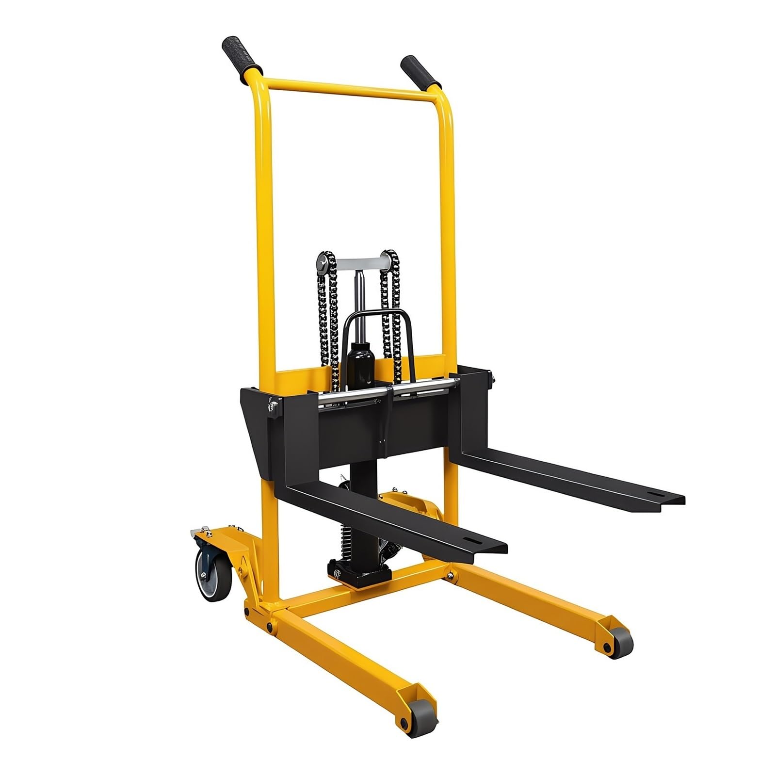 Pallet Truck 200kg Manual Stacker Hydraulic Pallet Detachable Fork Truck for Warehouse
