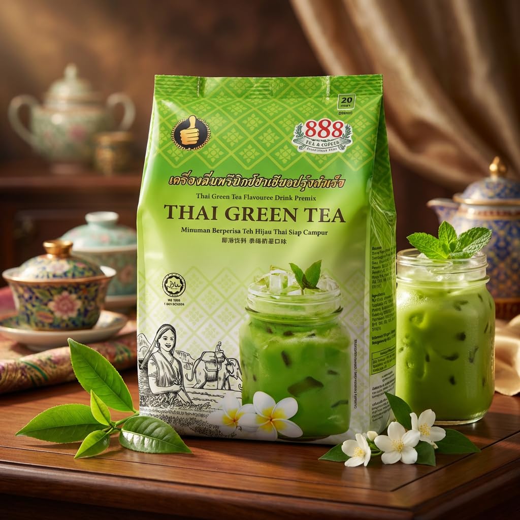 Thai Green Tea Instant Pulver – Getränkepulver aus Thailand