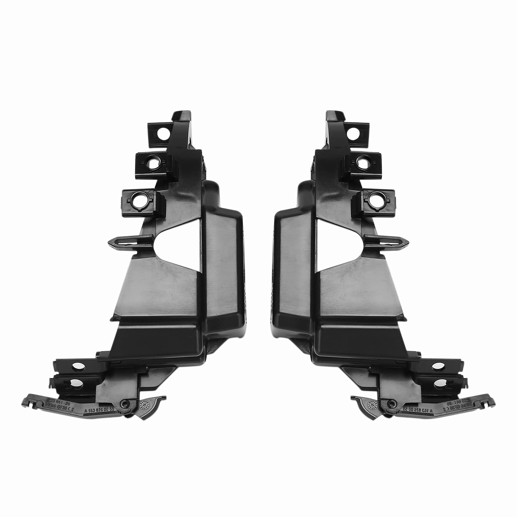 2 Przedni Lewy + Prawy Wspornik śWiatłA Przeciwmgielnego do Lampy Przeciwmgielnej dla W163 ML320 ML500 ML350 02-05 1638201212,1638201112