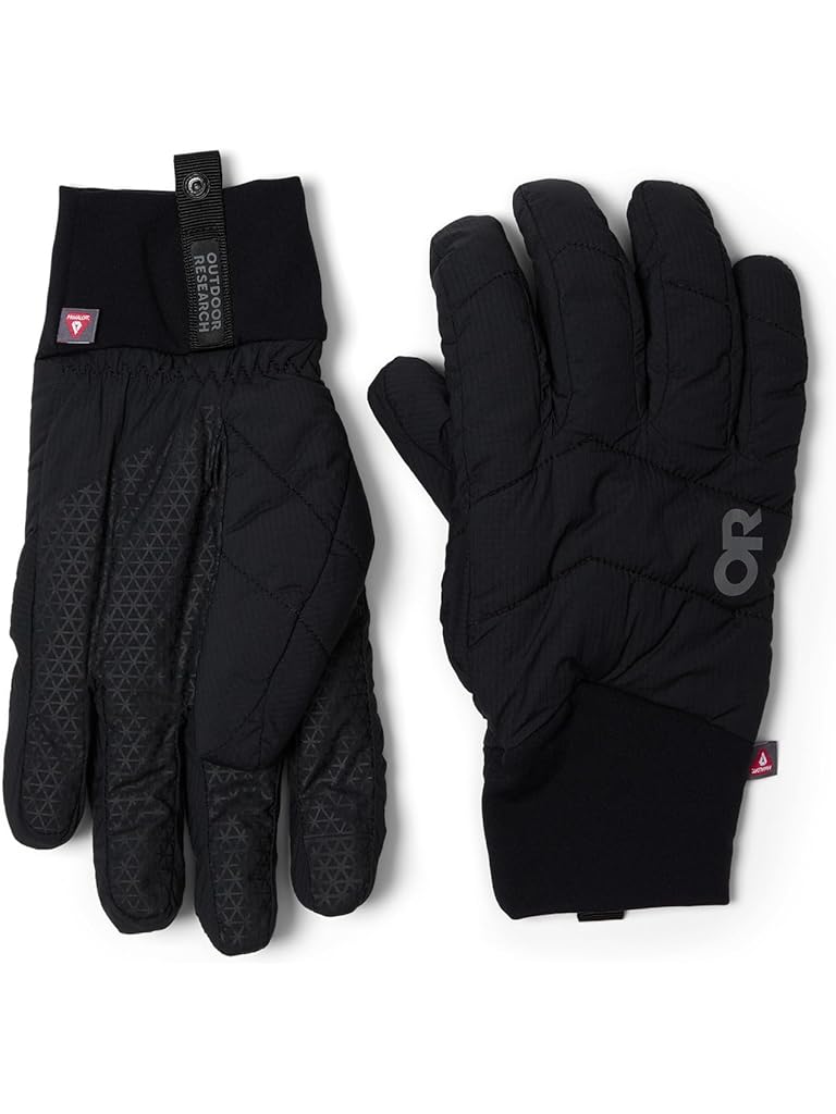 Black Outdoor Research Stowe Aerogel Gloves