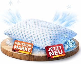 Kühlendes Kopfkissen 40x80, Memory Foam Kissen, Ergonomisches Nackenstützkissen, Nackenkissen Kopfkissen, Kissen 40x80, Kopfpolster mit Kühlfunktion, Recovery Pillow, (Wolkenkissen Cloudpillo eng.)