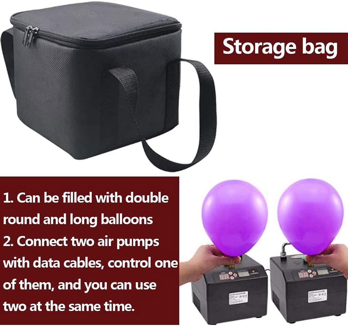 Soffiatore Aria Lagenda B231 Pompa Palloncino Elettrico Portatile - Foto 6