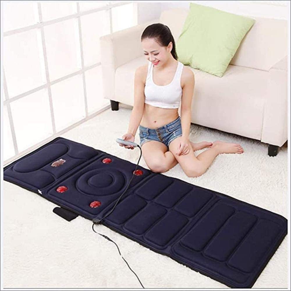 PRUJOY Cinturón de Masaje, Colchón de Masaje Multifuncional para Todo el Cuerpo, Masajeador de vértebra Cervical Cuello Cintura Hombro Espalda Estera de Masaje Shiatsu