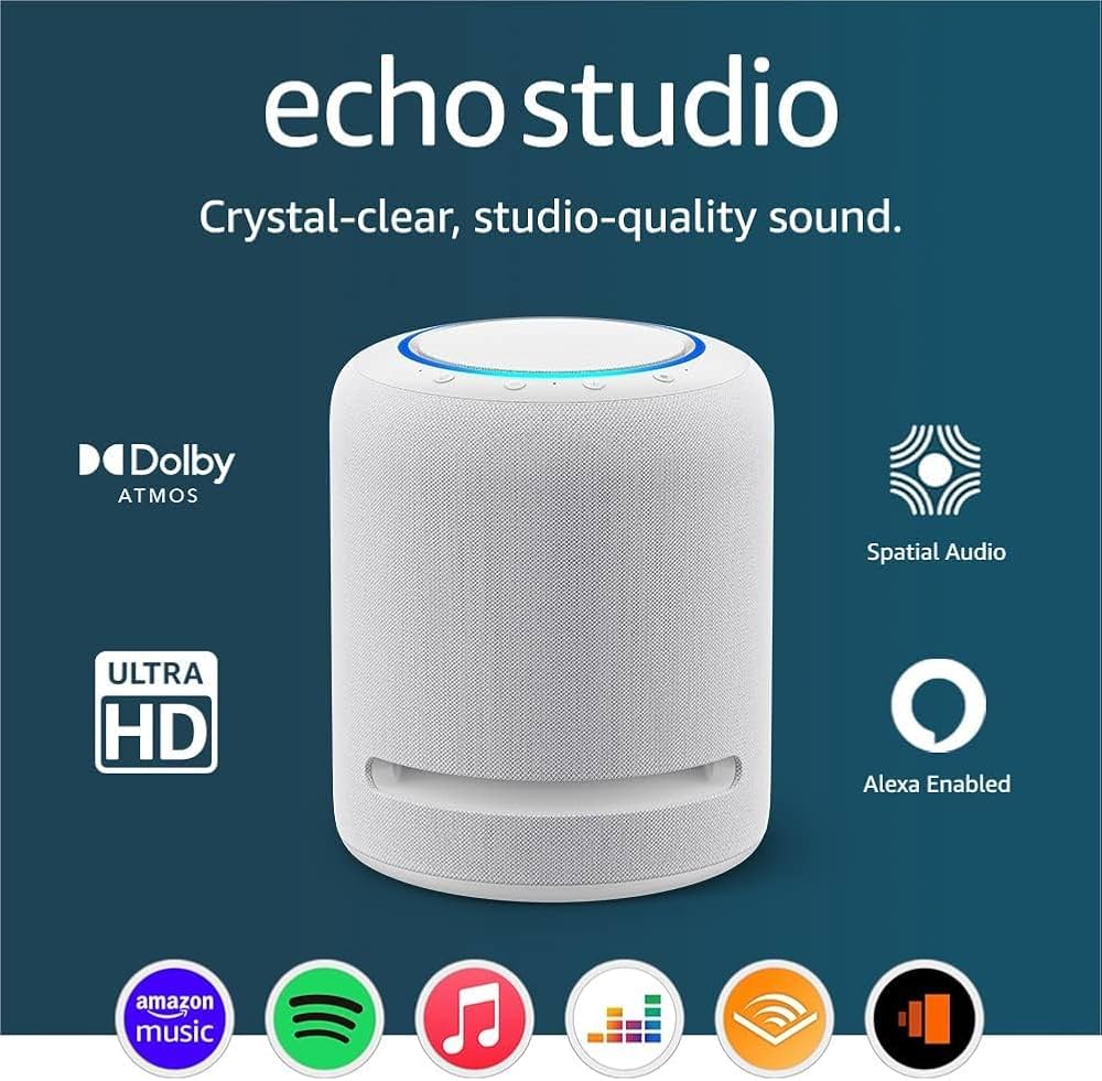 Certified Refurbished Echo Studio | Our best-sounding smart Certified Refurbished Echo Studio | Our best-sounding smart