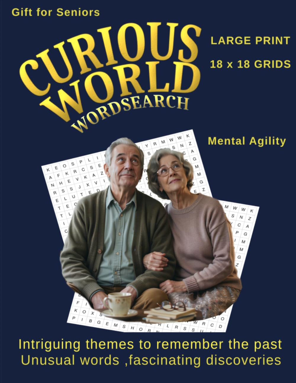 CURIOUS WORLD WORDSEARCH: Curious Themes and Forgotten Words : Large Print Word Search Puzzles for Adults and Seniors