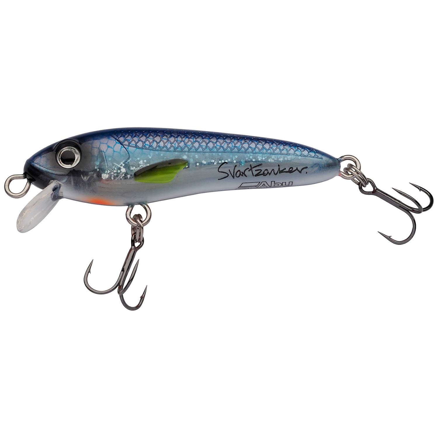 Abu Garcia Svartzonker McCelly Fishing Lure | Realistic Hand-Painted Design | Equipped with Strong Berkley Fusion19 Treble Hooks | Predator Fishing, Pike - 9g | 70mm - Blue Silver