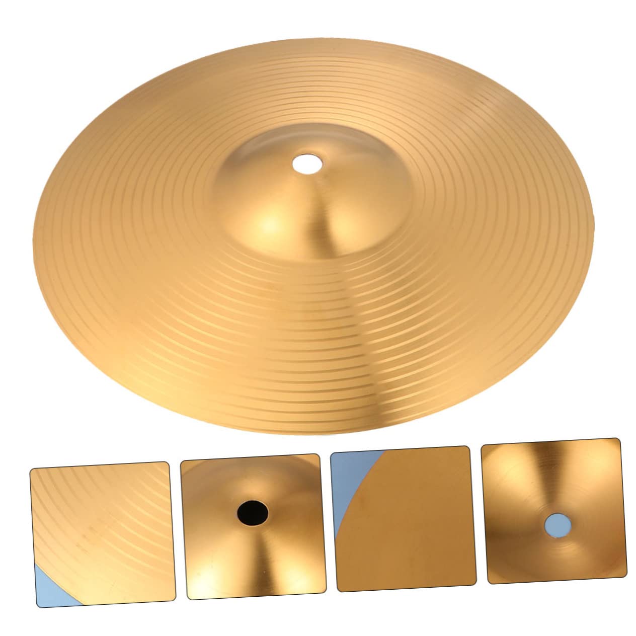 TOYANDONA 1 Pièce Pièce Cymbales à - porte chapeau à percussion en laiton Chapeaux partie de en métal accessoire de percussion alliage batterie instrument de musique