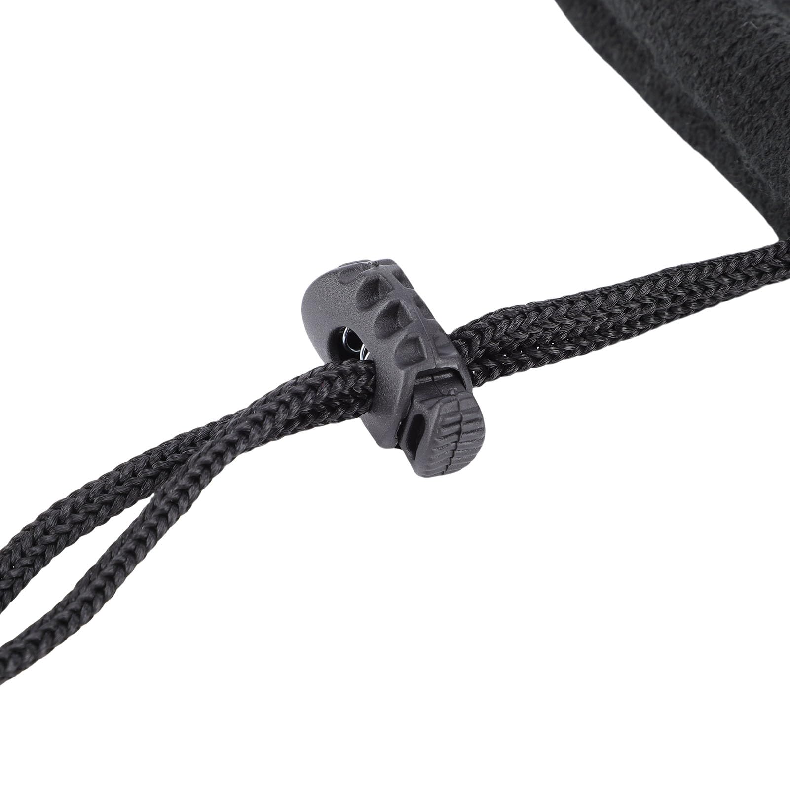 Fundas para defensas de Barco (Paquete de 4), de Fibra acrílica Negra, para defensas de Tubo de Doble Ojo y Cuerda Central, con Ajuste ceñido y protección Solar, 23 x 65 cm