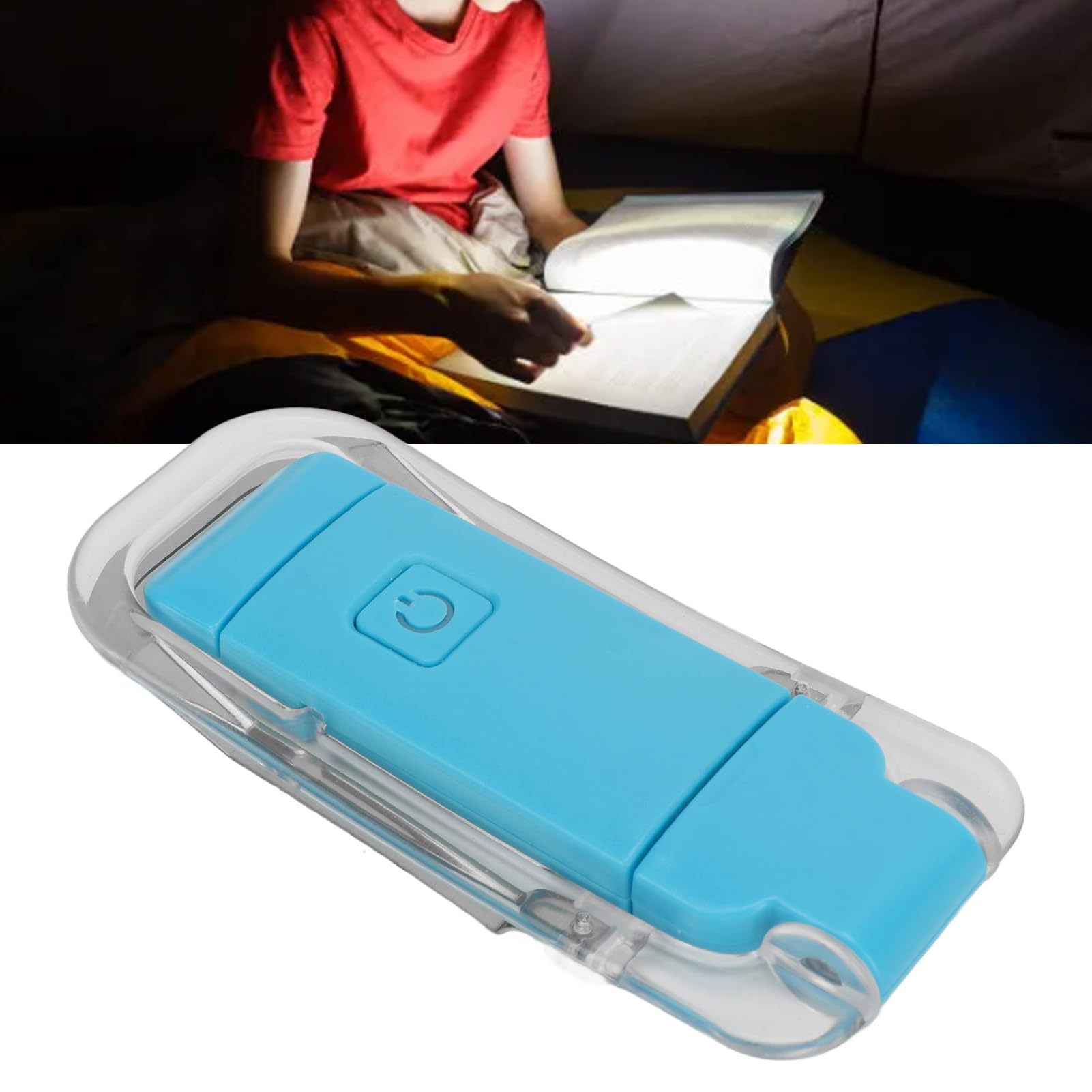 Oplaadbaar USB-boeklicht, Clip-on LED-leeslamp, 3 Kleurtemperaturen Oogzorg, Langdurige Compacte Bladwijzerlamp voor Boekenliefhebbers, Kinderen Lezen in Bed