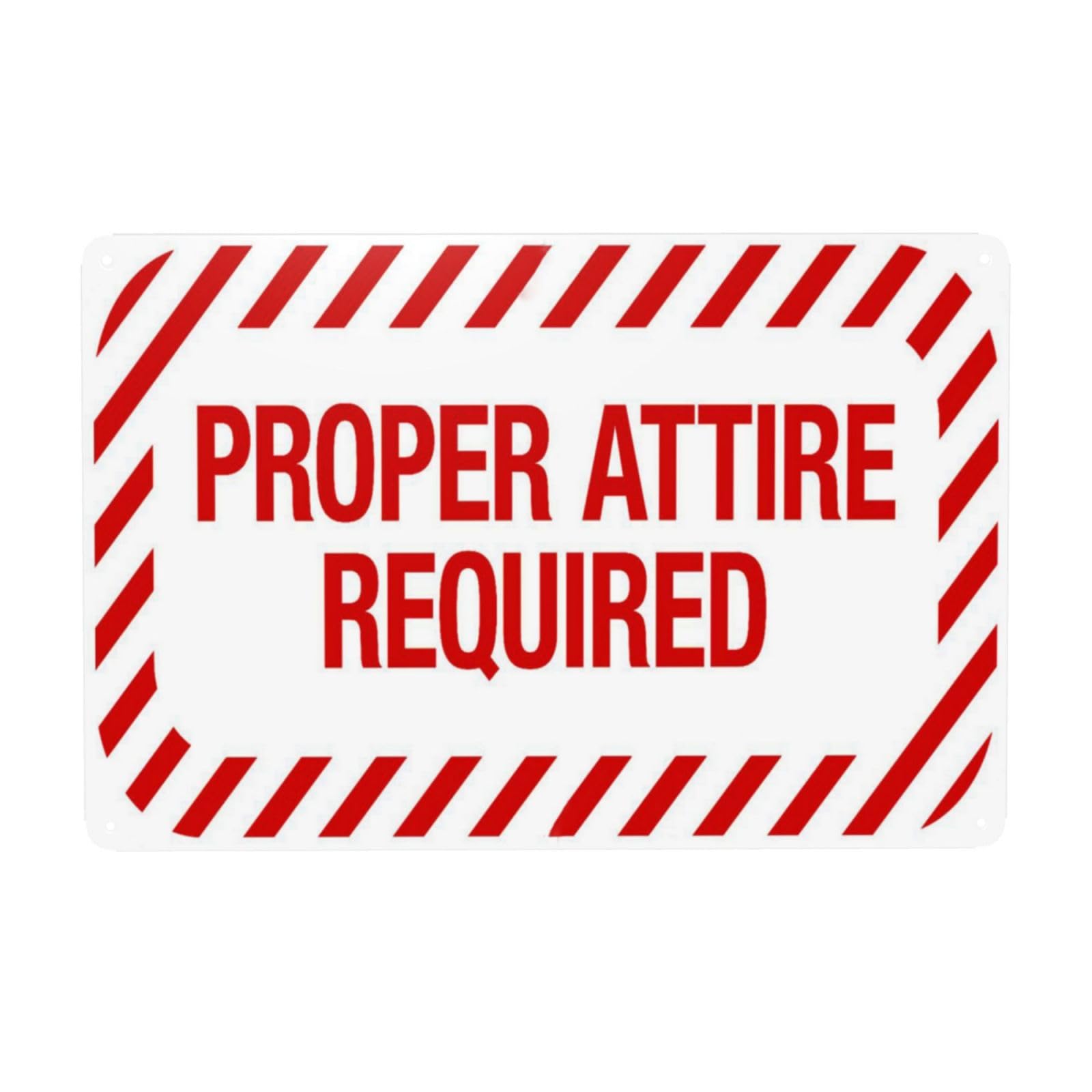 Standard Good Housekeeping Reminder Warning Sign, Workshop Business Manage Prompt Sign 12x8 Inch