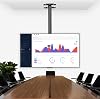 Adjustable Ceiling TV Mount Bracket,Tilt and Rotatable TV Stand,Fits 37-85inch TVs,Max VESA 600x400mm,with Loading 176 Lbs
