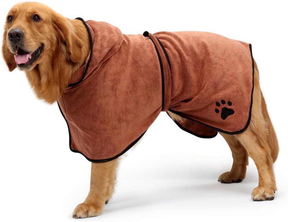 Dog towelling robe Clearance