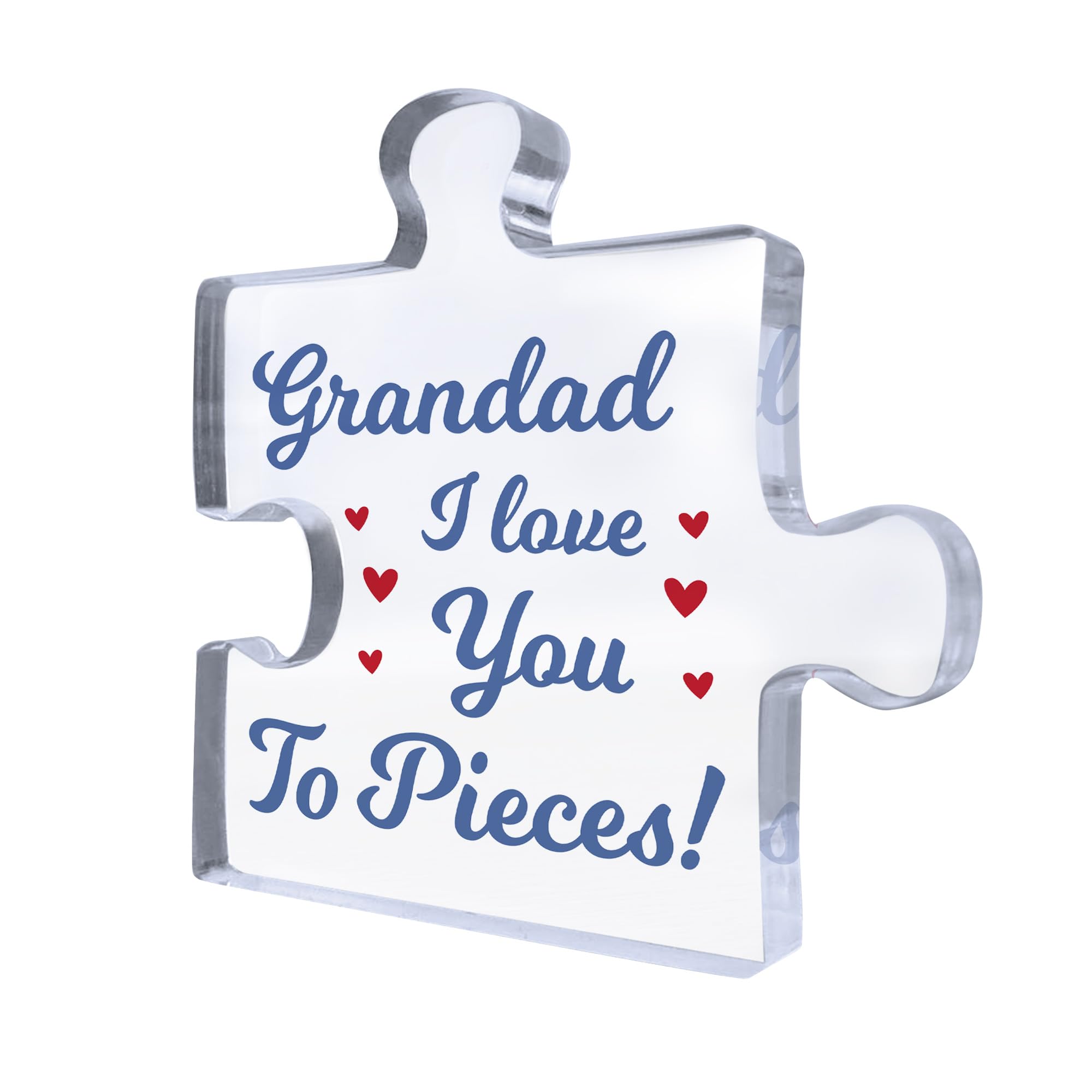 Red Ocean Gift For Grandad I Love You To Pieces Gift From Granddaughter Grandson Grandad Gift For Christmas Grandad Gift For Birthday Thank You Gift For Grandad Gift For Him Grandparent Gifts