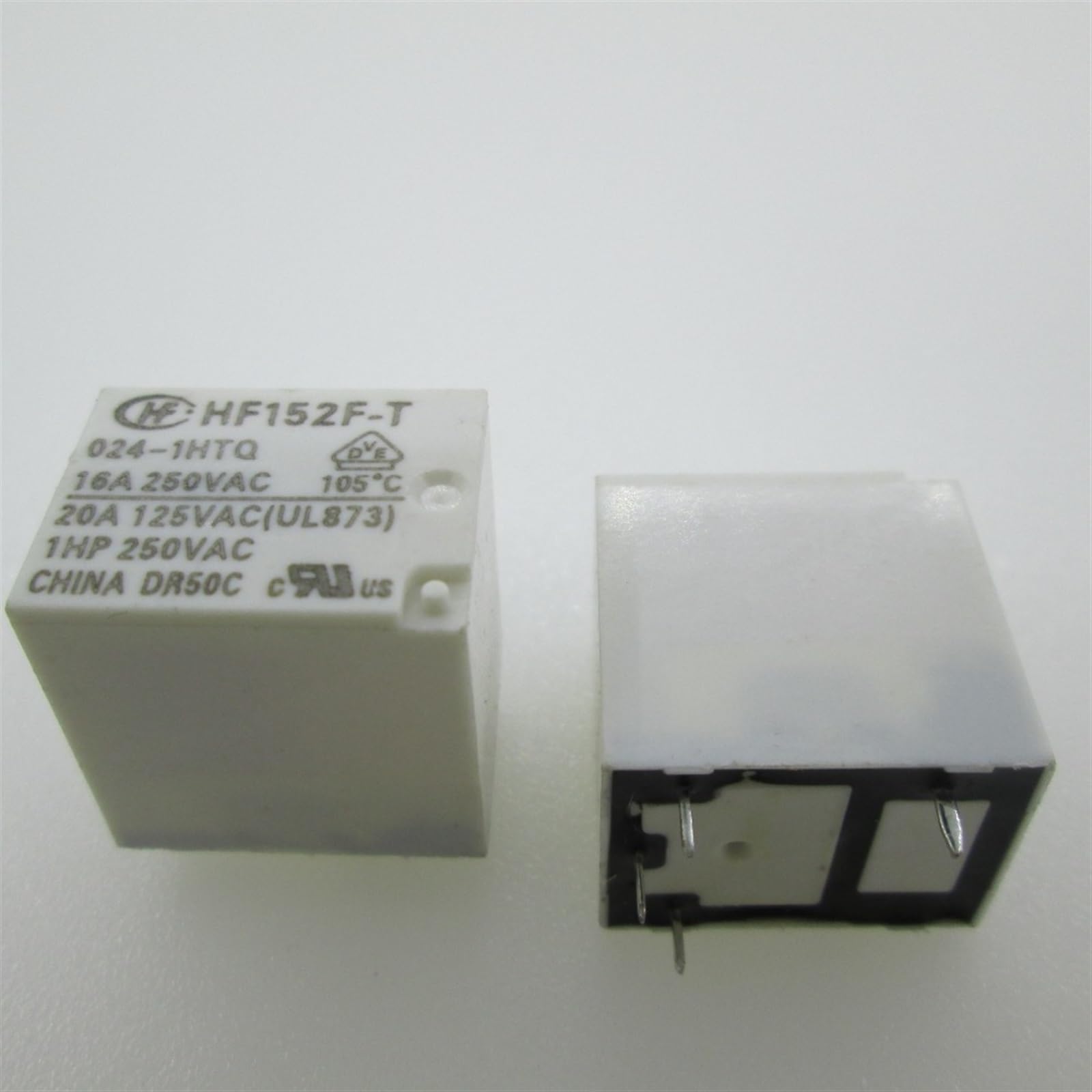 HF152F-T-024-1HTQ HF152F-T 024-1HTQ HF152FT-024-1HTQ HF152FT 0241HTQ HF152FT-0241HTQ 24VDC DC24V 24V 16A 250VAC 5pin 1PZ