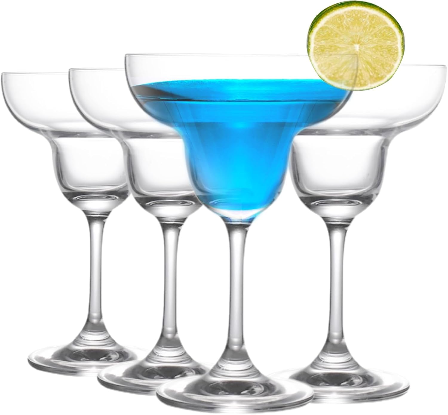 Allegra Wine Glasses Set - 4 Crystal Clear Glasses -7