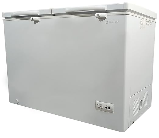 Trufrost Double Door Chest Freezer (350 litres, White) (CF-350-2D)