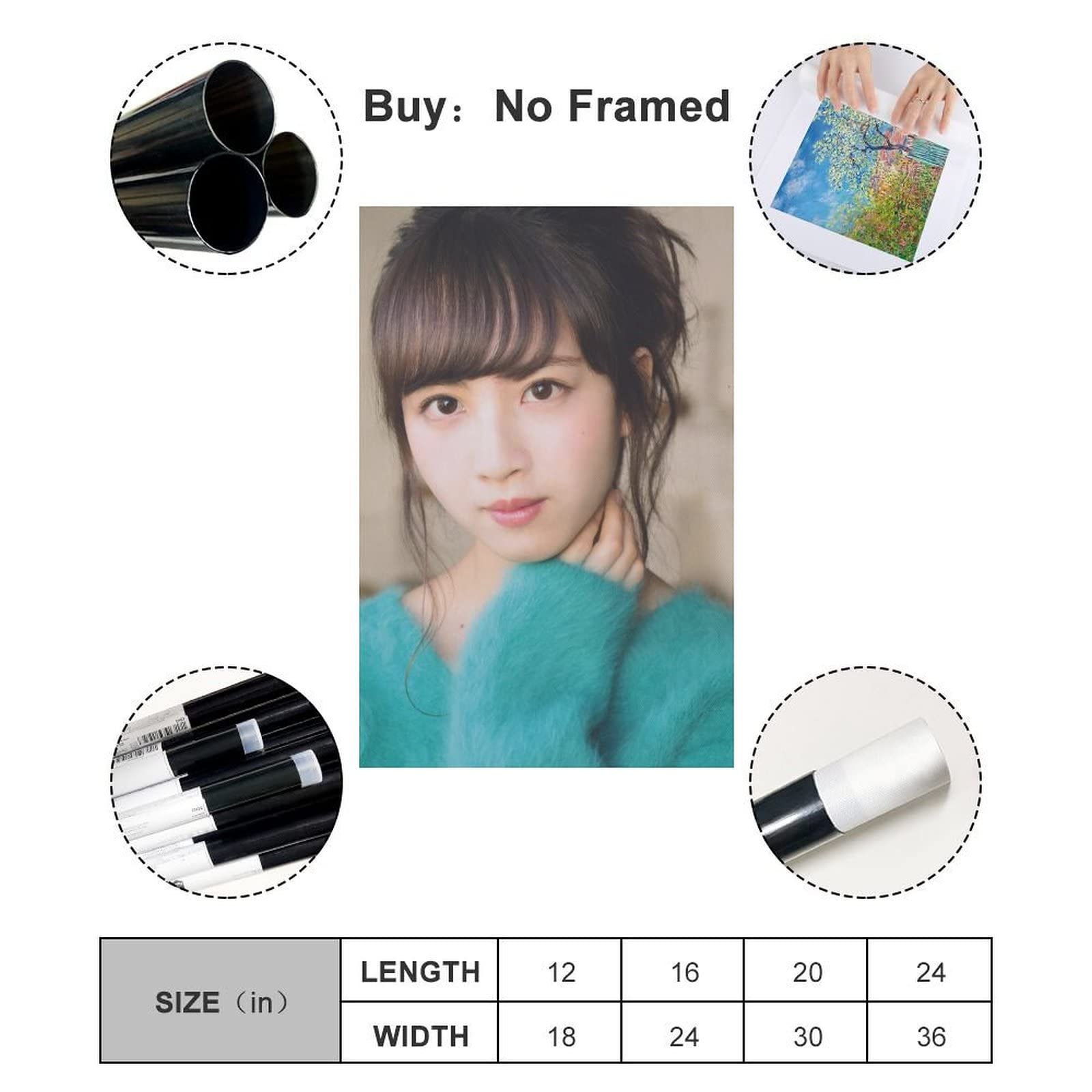 Amazon.co.jp: 乃木坂46佐藤楓水着写真ポスタービキニかわいい