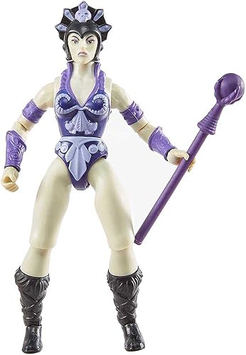 Masters of the Universe Origins Evil-Lyn - Figura de acción de 5.5 pulgadas, figura de batalla para contar historias, juego y exhibición, regalo