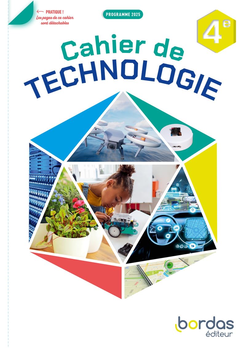 Technologie 4e - 2025 - Cahier - élève