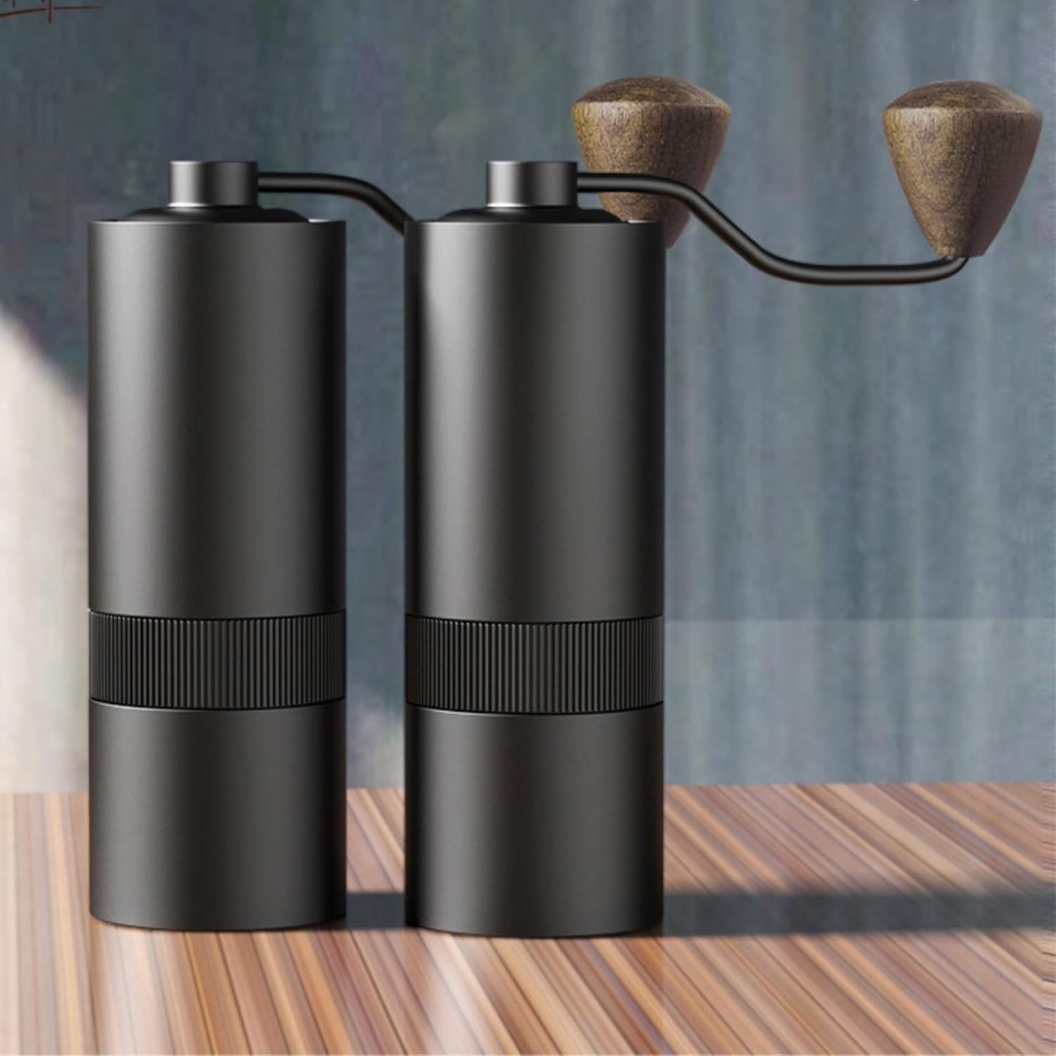 Manual Coffee Grinder, Light Luxury Style Hand Cranked Bean Grinder, Portable Hand Cranked Coffee Machine, Coffee Grinder, Aluminum Alloy, Grinding