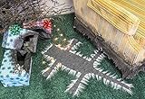 Tree Buddees LED Light-Up Cat Rug - Holiday Christmas Floor DΓ©cor with White LED Lights - Felt & Faux Fur Novelty Rug, Controller for Flashing or Still String Lights - Gift for Christmas Movie Lovers