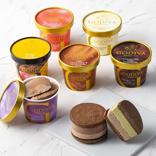 アイス アイスクリーム ゴディバ(GODIVA) カップアイス 120ml &サンドアイス 8個入(ギフト スイーツ)