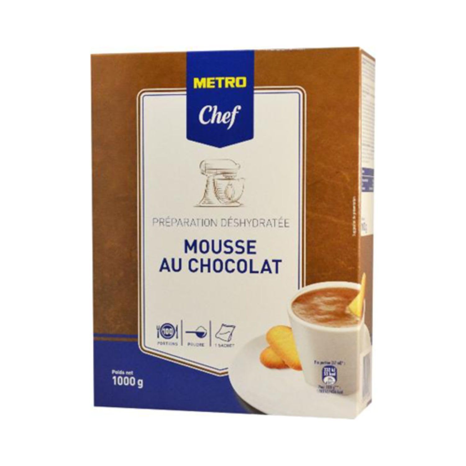 METRO Chef Préparation pour mousse au chocolat 1 kg
