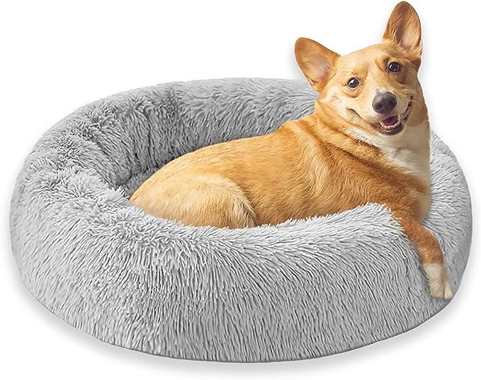 Rhyhorn Cat Bed, Doughnut Dog Bed, Cat Bed, Fluffy Cat Bed, Washable