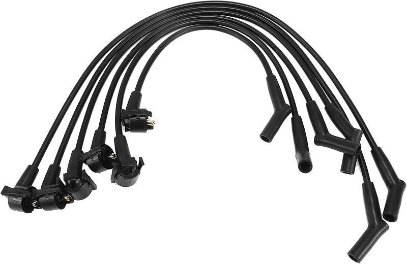 Jogo de cabos de vela e ignição ACROPIX para Ford Ranger e Mazda B3000 V6 3.0L 1998–2000 – 6 unidades