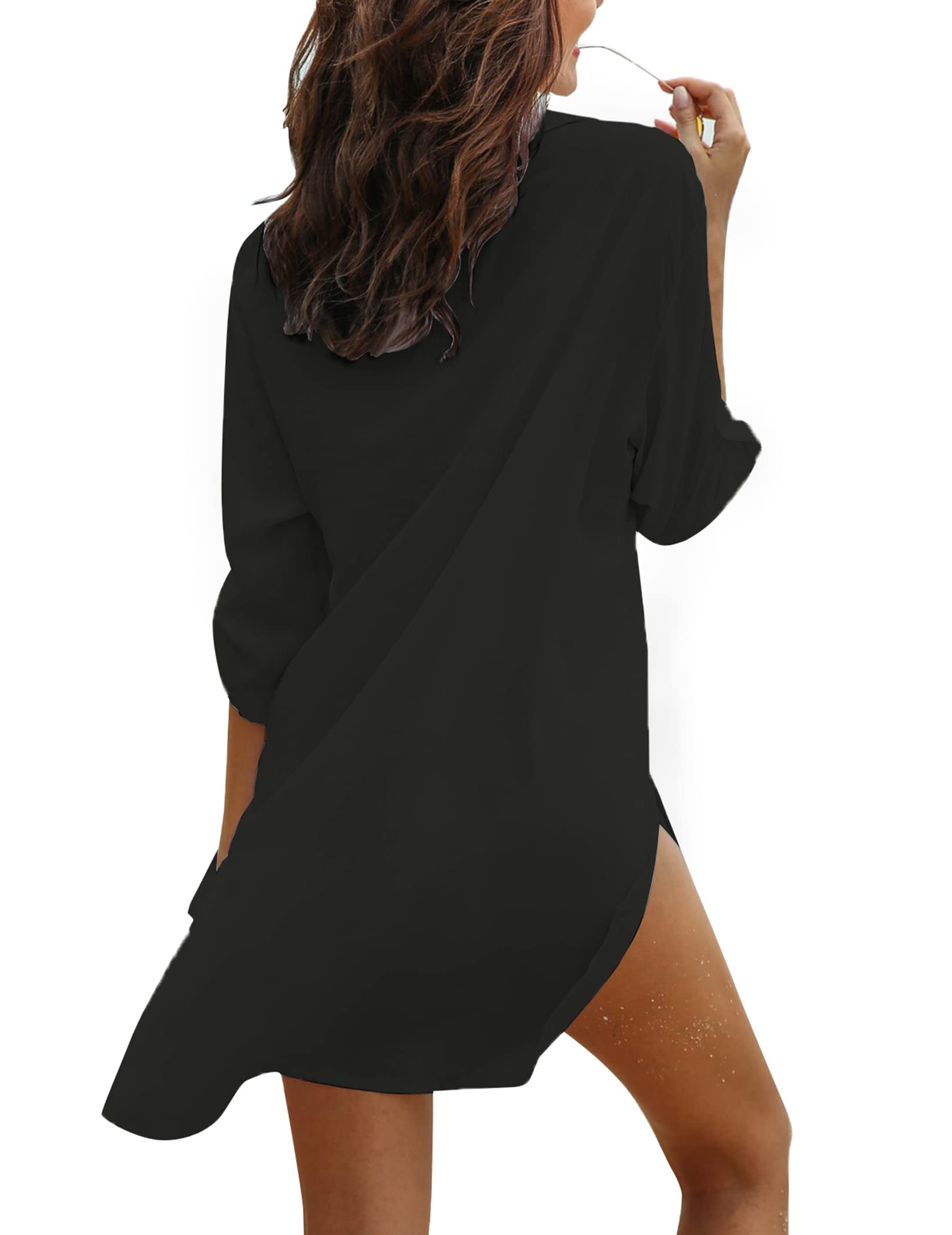 UNibelle - Vestito da Spiaggia Utilizzabile Come Copricostume e Poncho Estivo