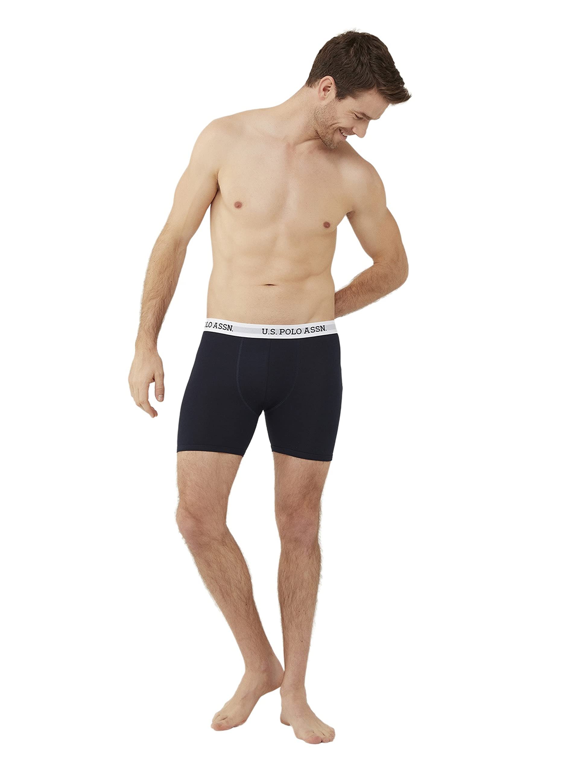 U.S. Polo Assn.mens "Cotton Stretch " Range Boxer Briefs