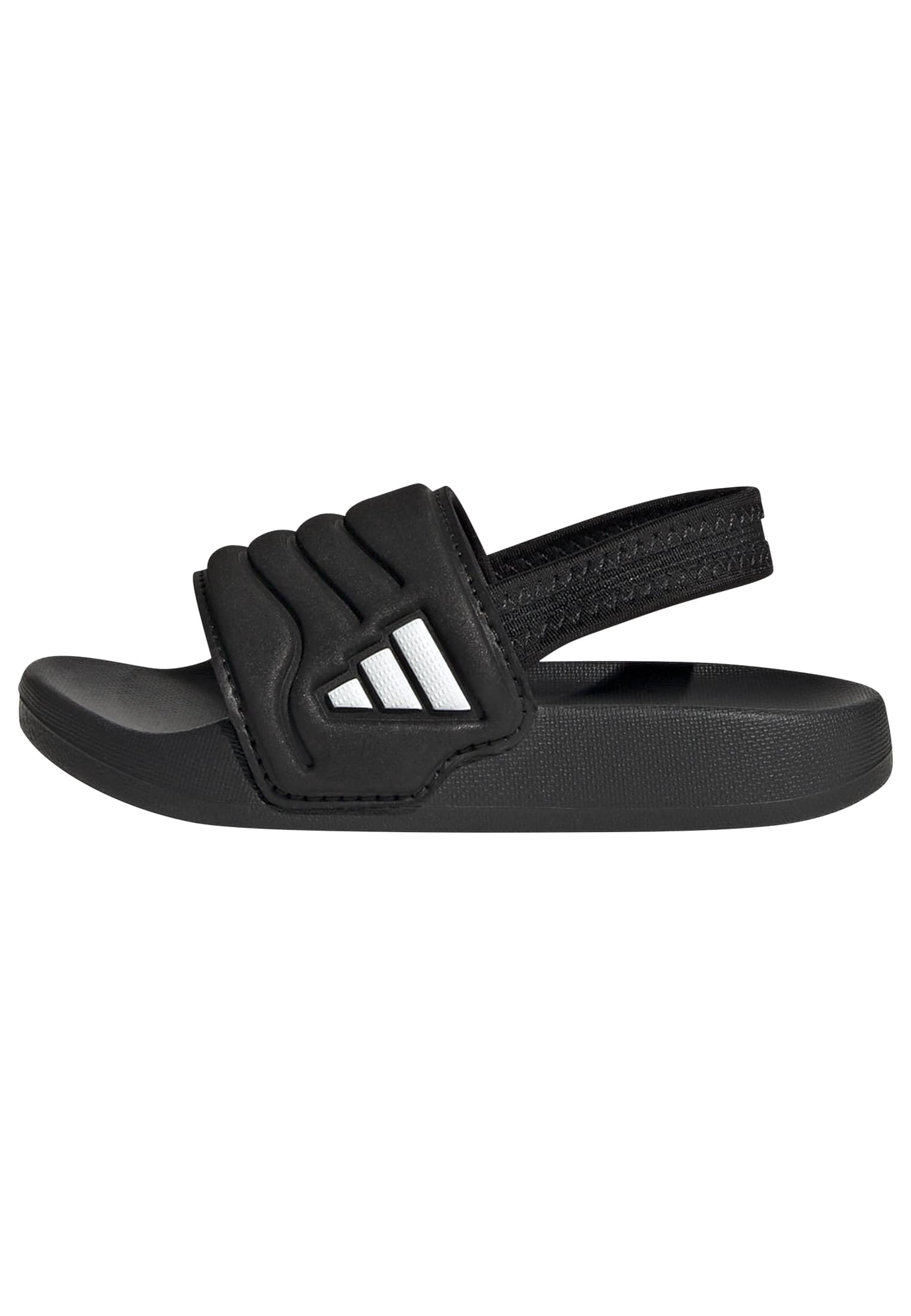 adidas Unisex Baby Adilette Estrap 2.0 Slides Infants Shoes, Core Black/Ftwr White/Core Black, 5.5 UK Child