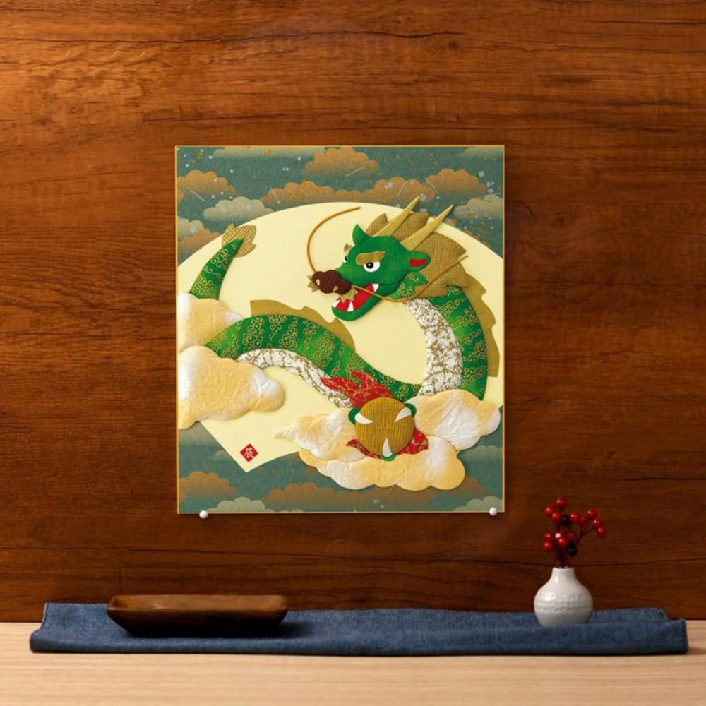 Amazon.co.jp: さくらほりきり 大色紙 吉祥昇龍 3902392