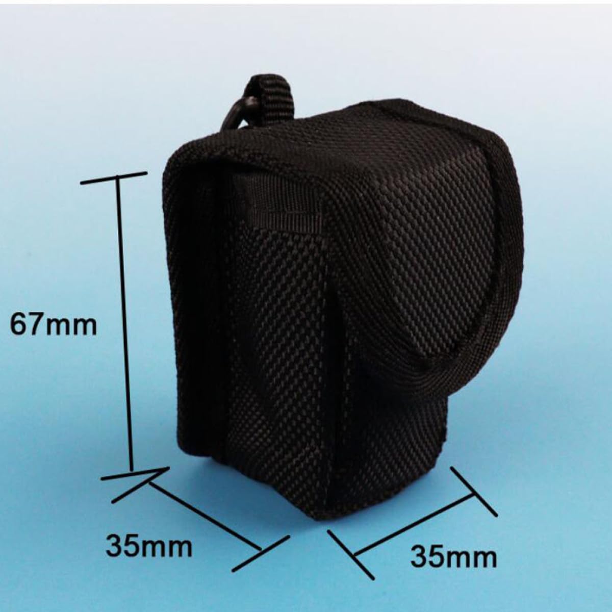 Étui de Transport, Pochette de Rangement Portable en Nylon Noir, Protection les Chocs, Usage la Maison Déplacement